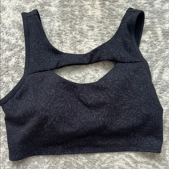 Lululemon Black Sports Bra - Picture 1 of 3